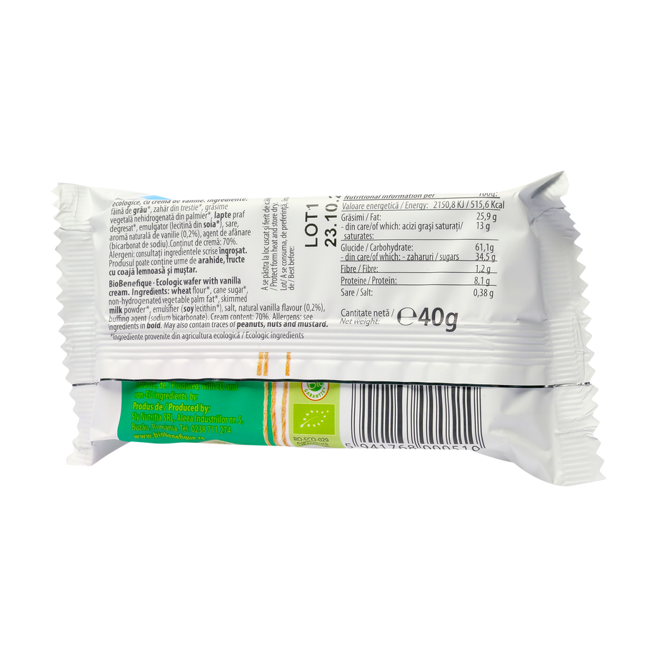 Napolitana cu crema de vanilie 40 g