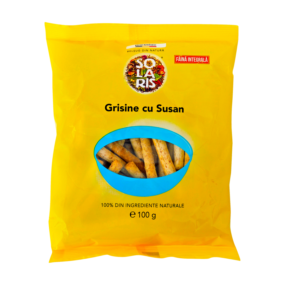Grisine faina integrala si susan 100 g