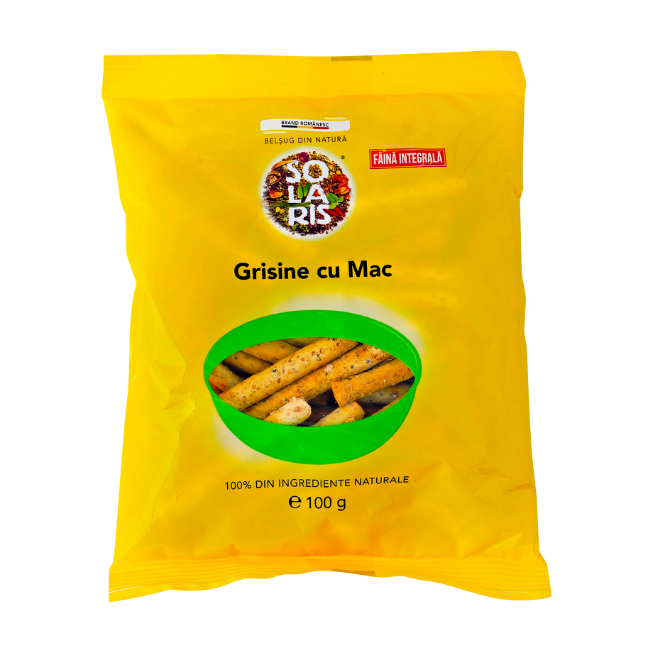 Grisine faina integrala si mac 100 g