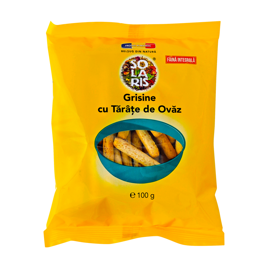 Grisine faina integrala si tarate ovaz 100 g
