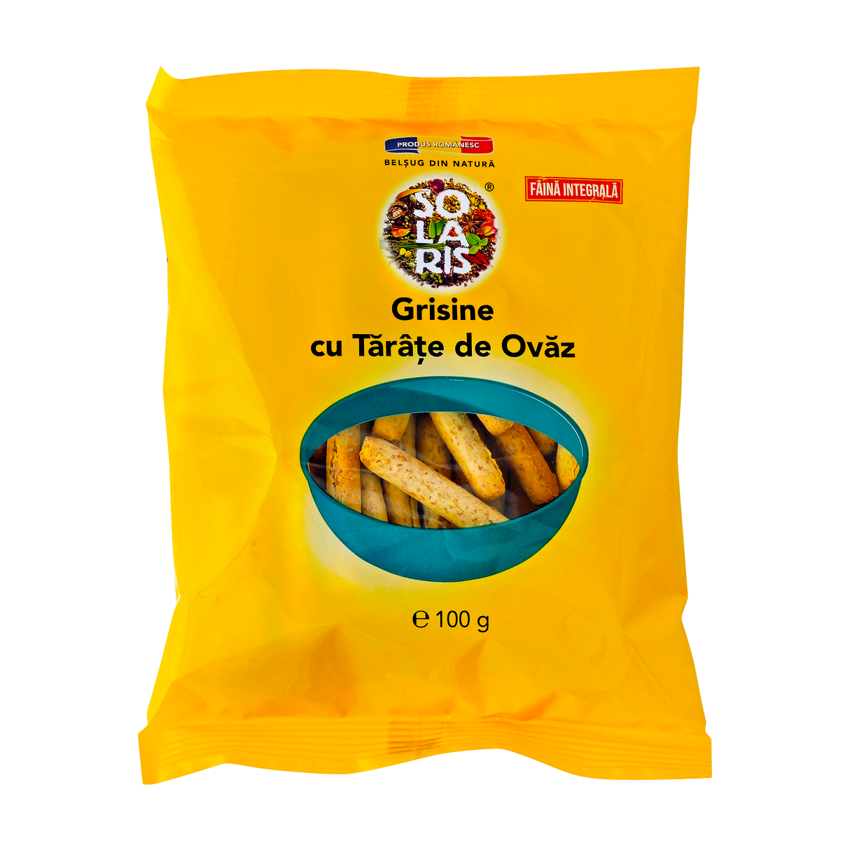 Grisine faina integrala si tarate ovaz 100 g - imagine 2