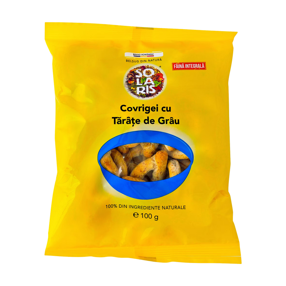 Covrigei faina integrala si tarate grau 100 g