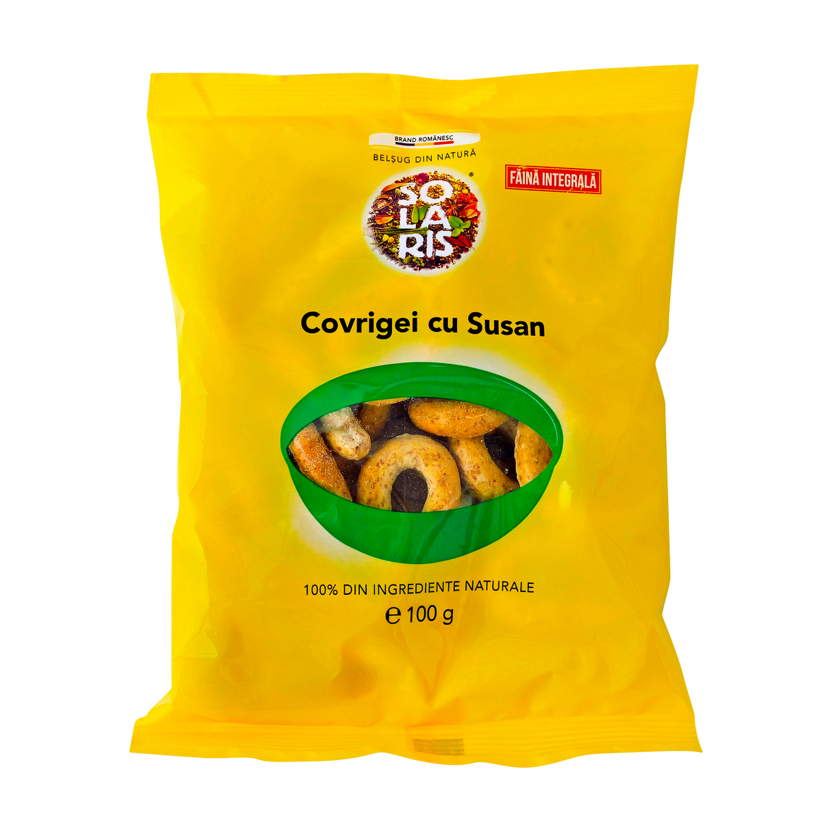 Covrigei faina integrala si susan 100 g