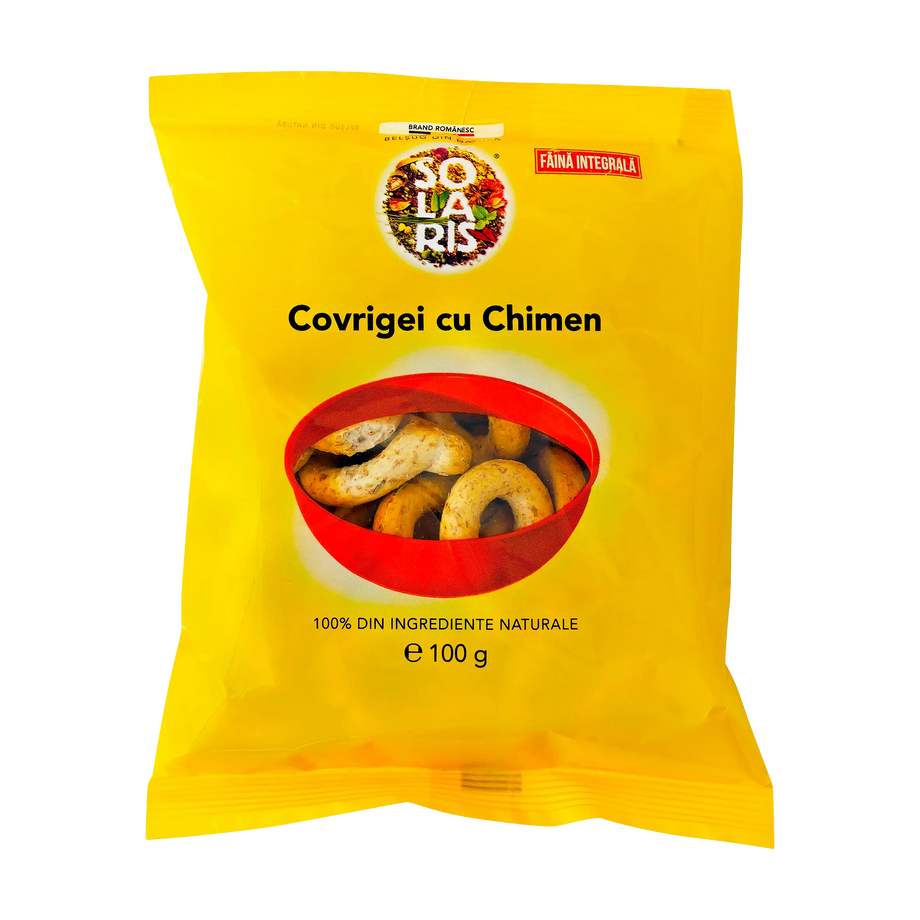 Covrigei faina integrala si chimen 100 g