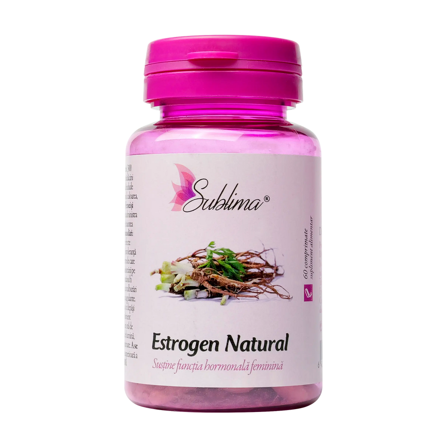 Estrogen natural sublima 60 comprimate