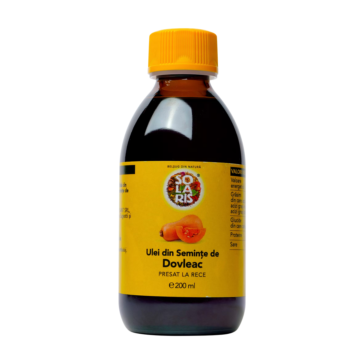 Ulei seminte dovleac presat la rece 200 ml