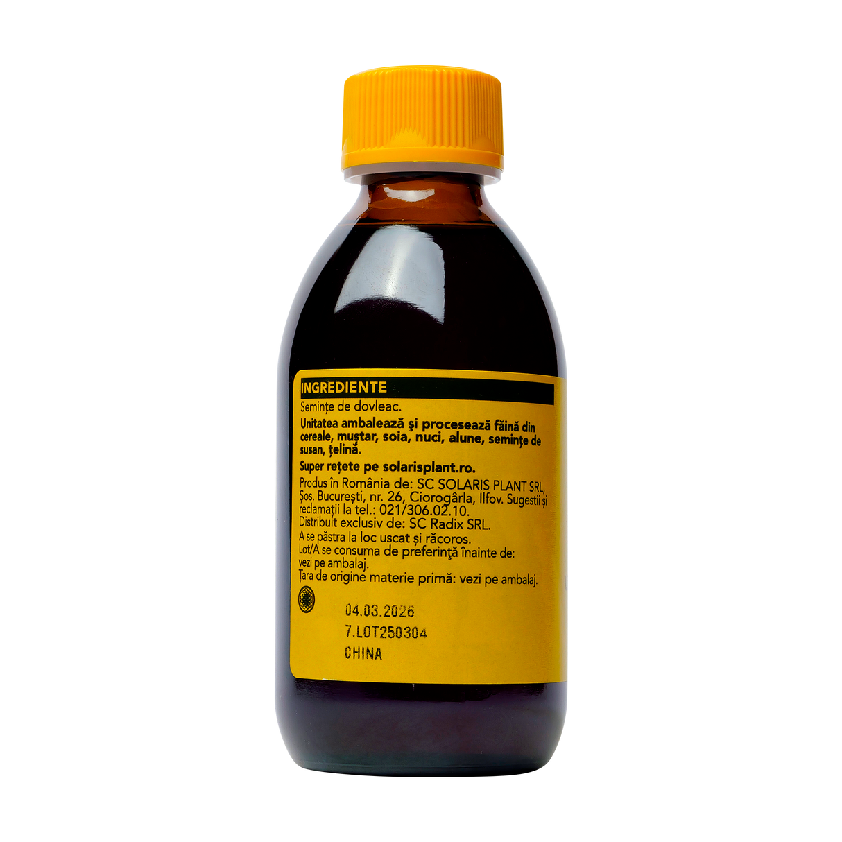 Ulei seminte dovleac presat la rece 200 ml