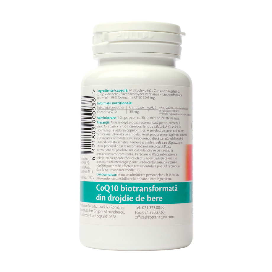 Coenzima D10 30mg 30 capsule