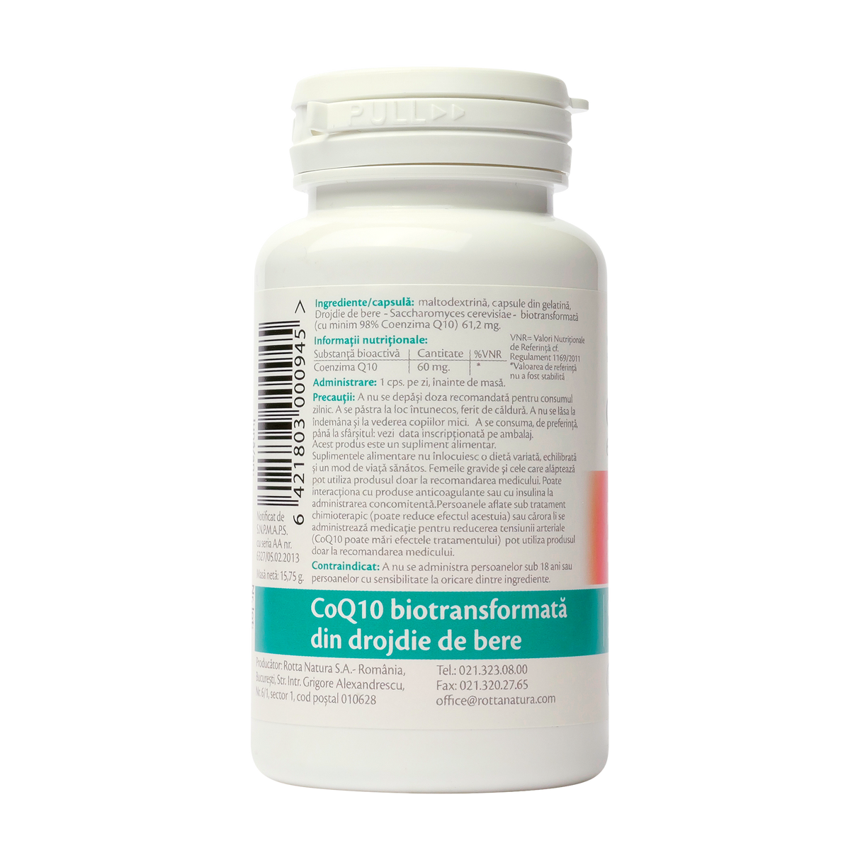 Coenzima D10 60mg 30 capsule