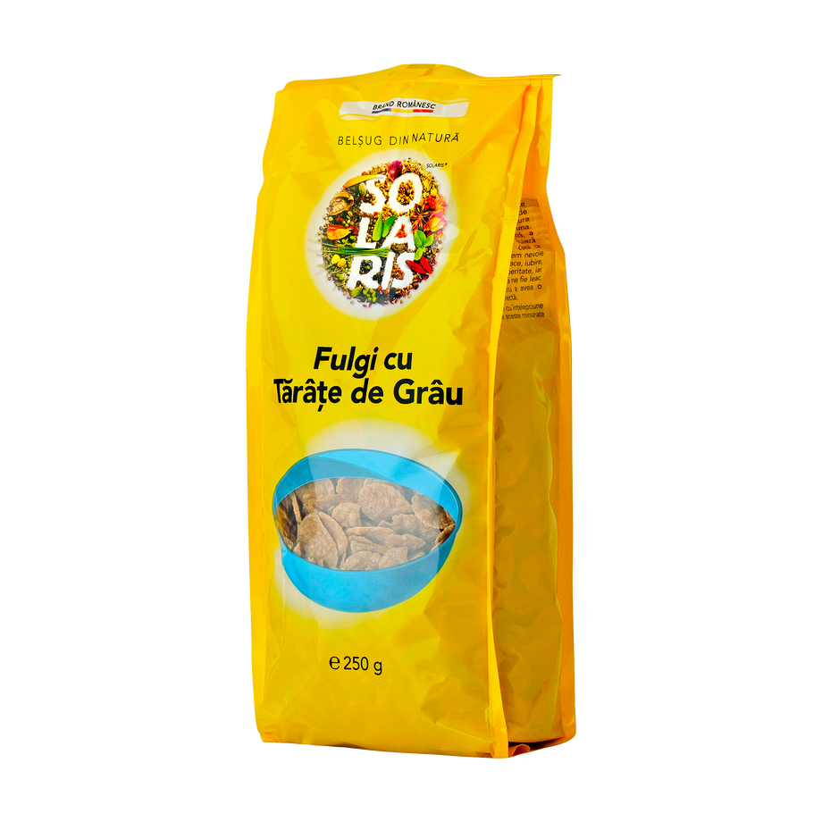 Bax 6 × Fulgi cu tarate de grau 250 g