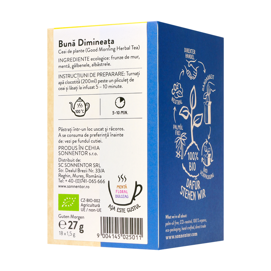 Ceai amestec buna dimineata 18 plicuri