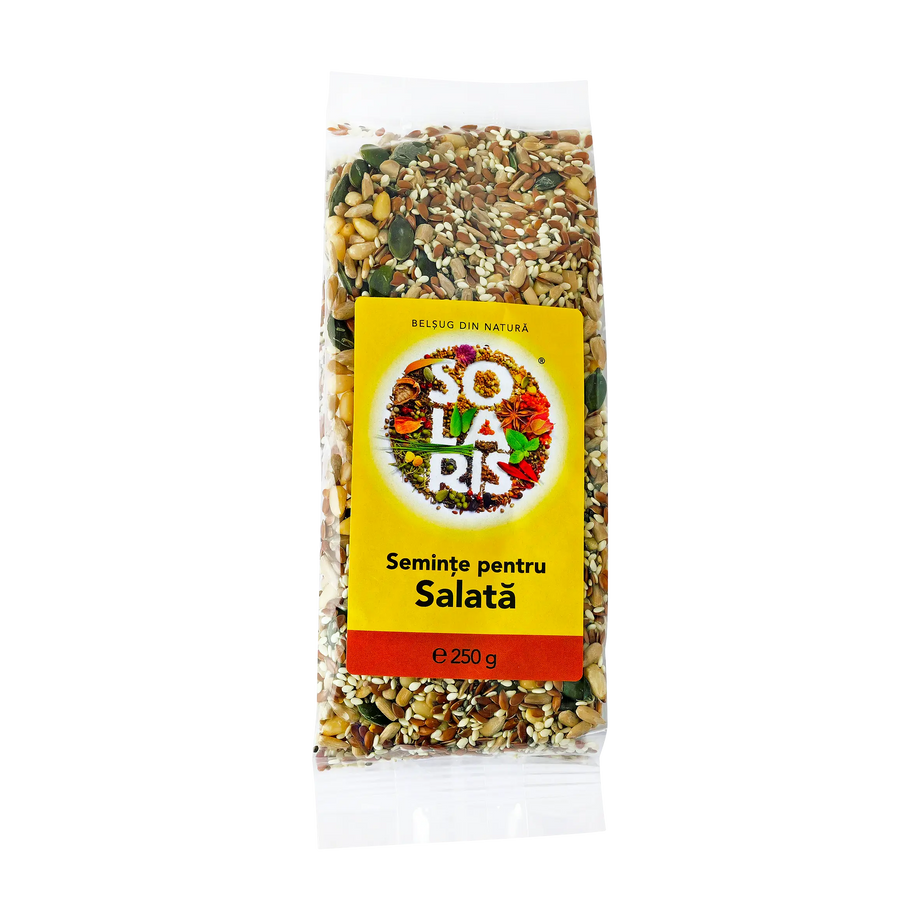 Seminte pentru salata cu susan, floarea soarelui, in, chia, pin,dovleac 250 g
