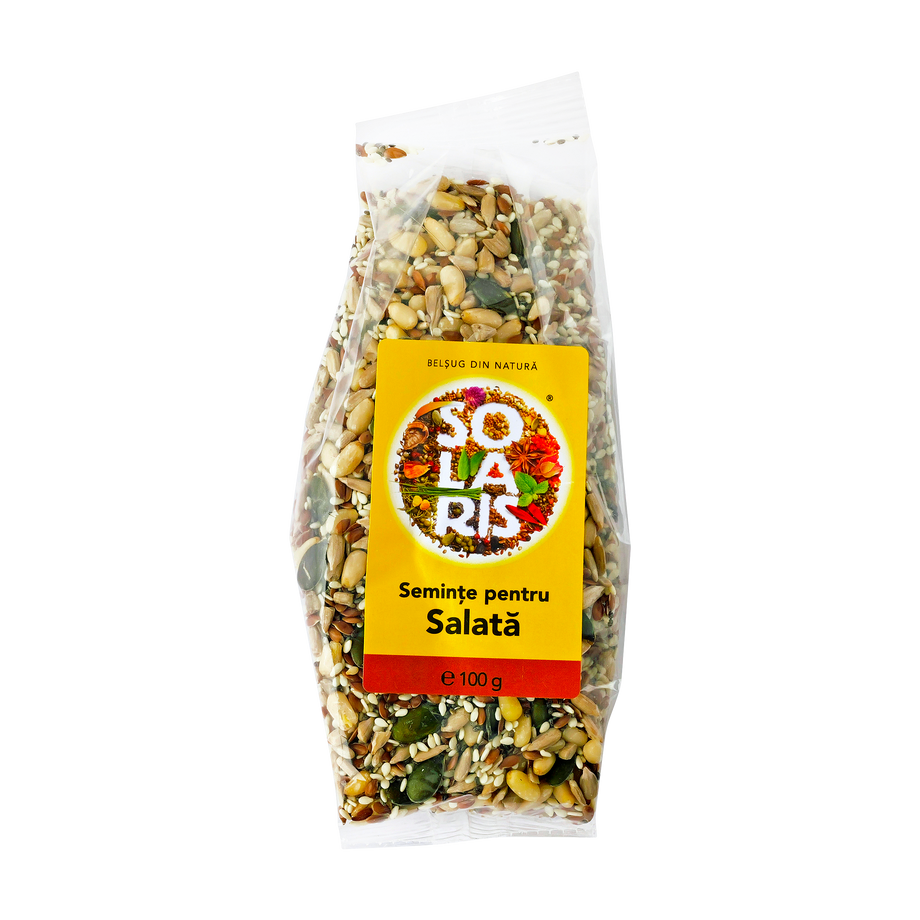 Seminte pentru salata cu susan, floarea soarelui, in, chia, pin,dovleac 100 g