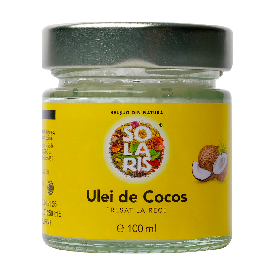 Ulei cocos presat la rece 100 ml
