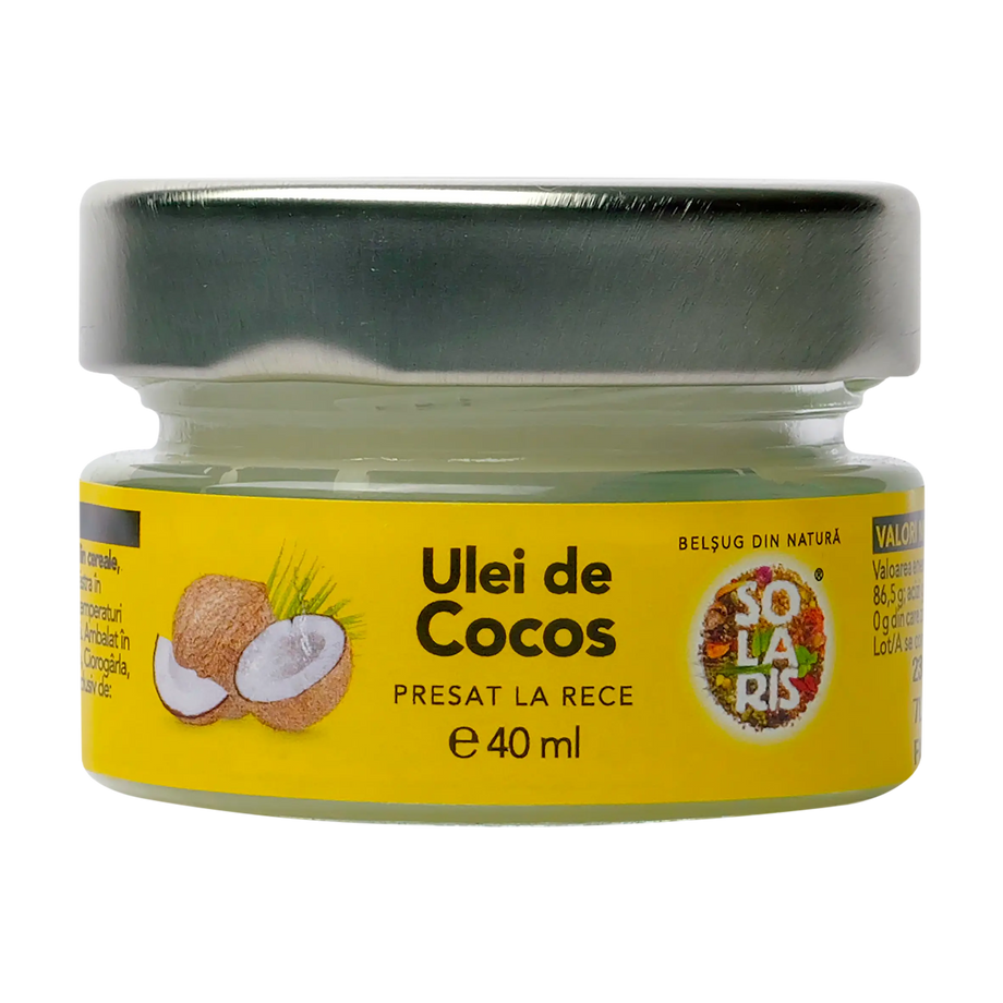 Ulei cocos presat la rece 40 ml