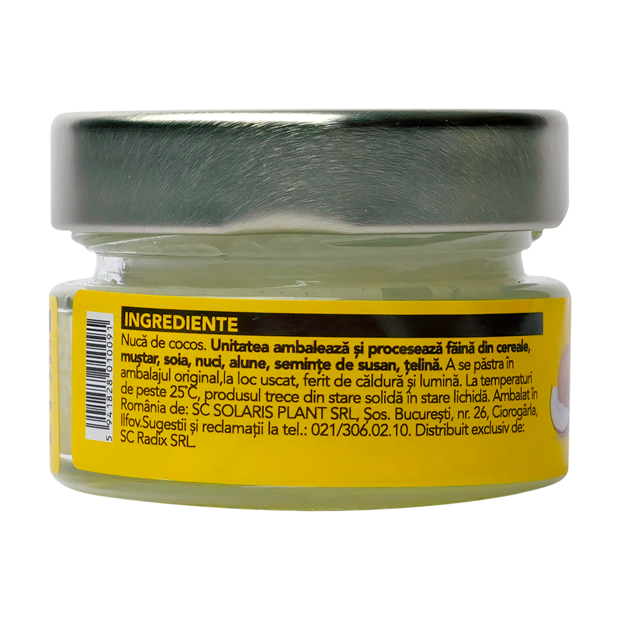 Ulei cocos presat la rece 40 ml