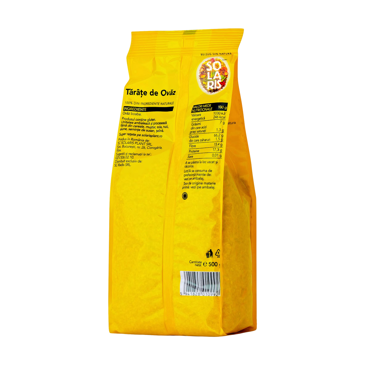 Tarate de ovaz 500 g - imagine 3