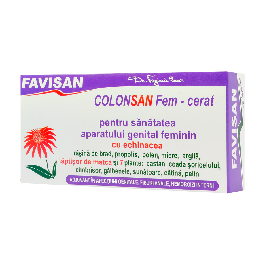 Colonsan Fem-cerat supozitoare cu 7 plante 12 bucati 22.8 g