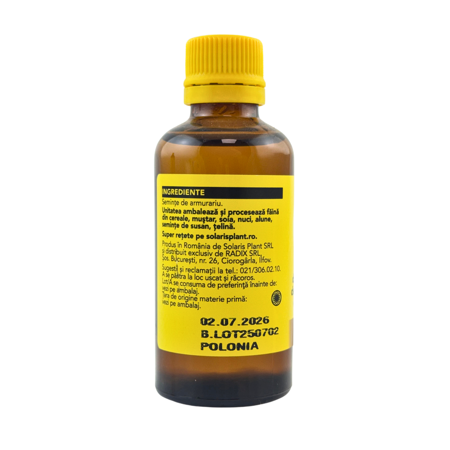Ulei armurariu presat la rece 50ml Solaris