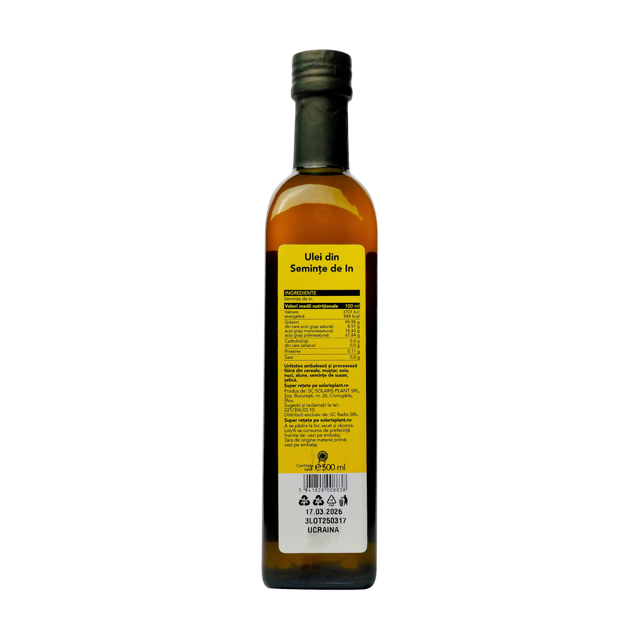 Ulei seminte in presat la rece 500 ml