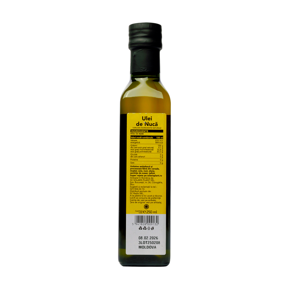 Ulei nuca presat la rece 250 ml