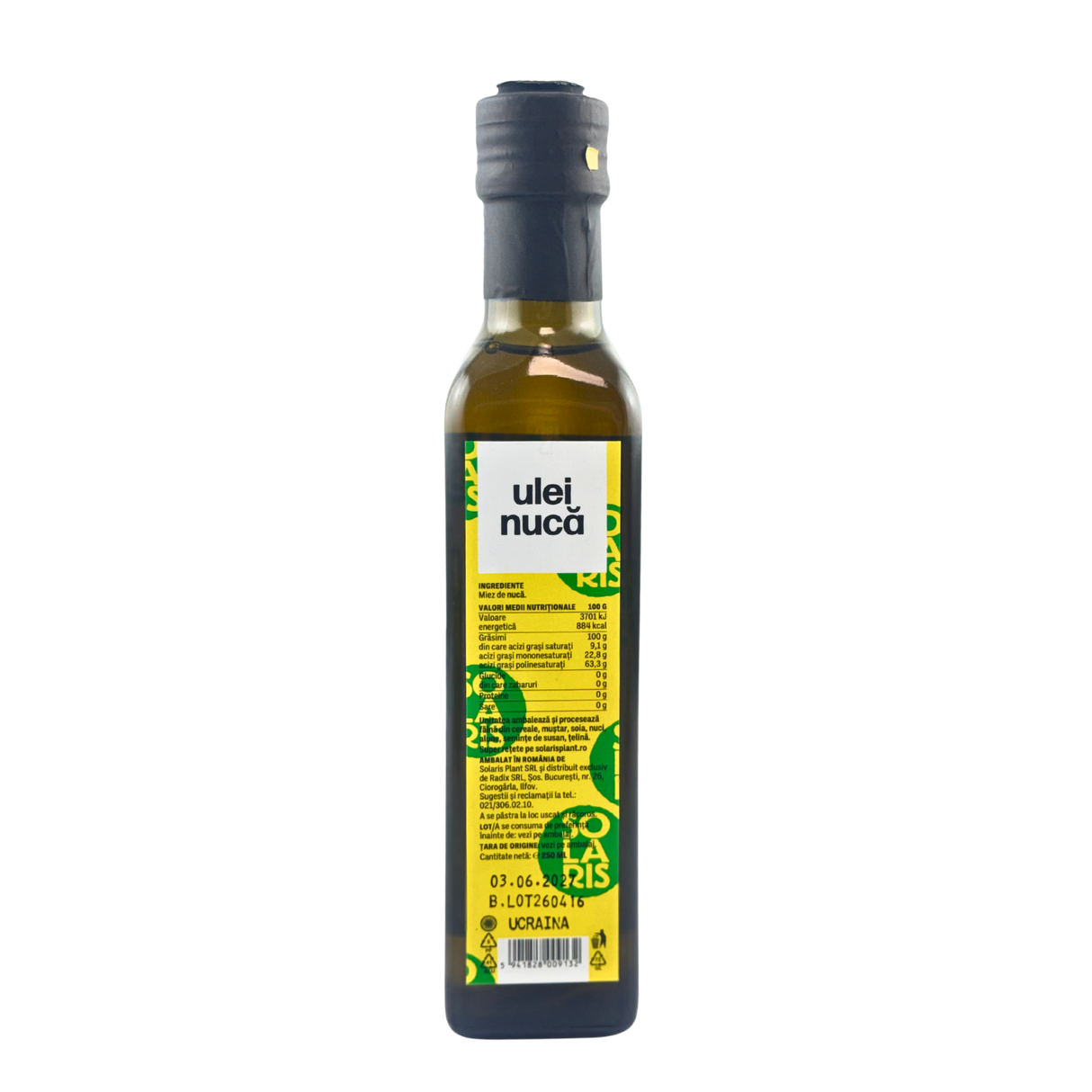 Ulei nuca presat la rece 250 ml