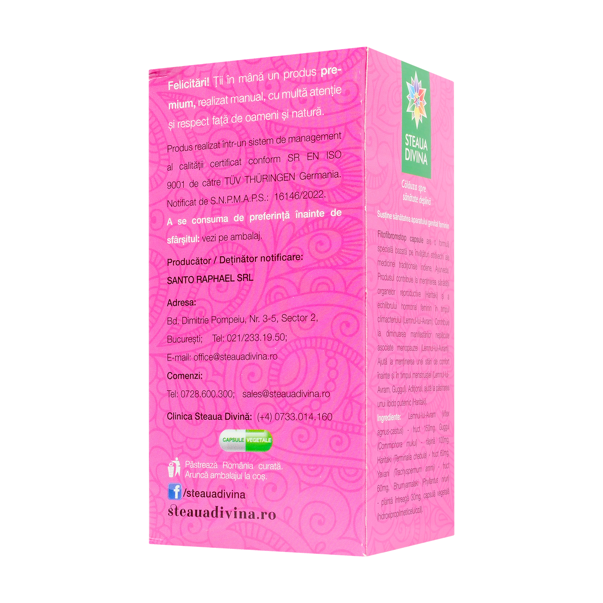 Fitofibromstop 500mg 60 capsule