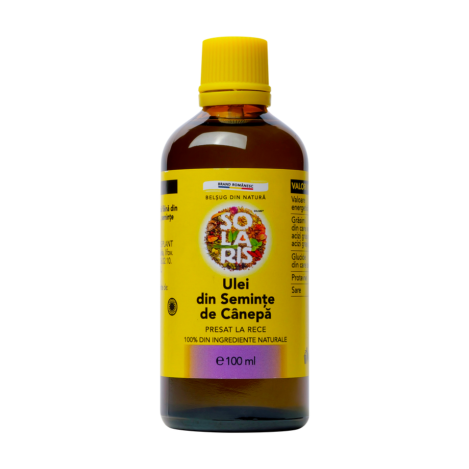 Ulei seminte canepa presat la rece 100 ml