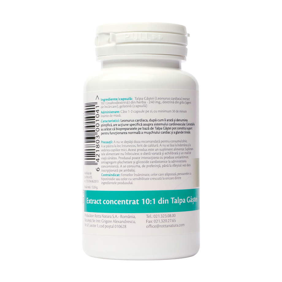 Leonurus cardiaca - talpa gastei extract 30 capsule