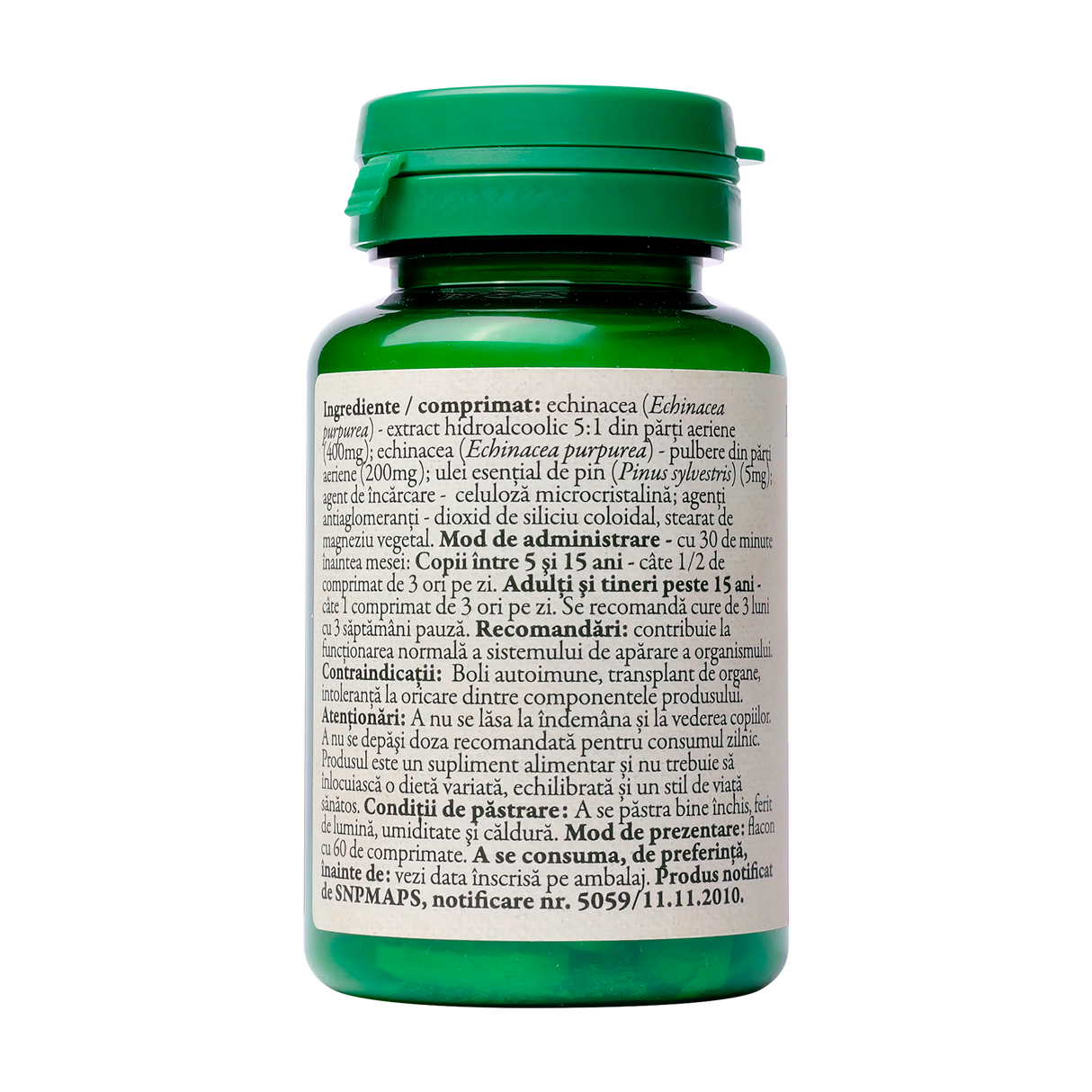 Echinaceea forte 60 comprimate