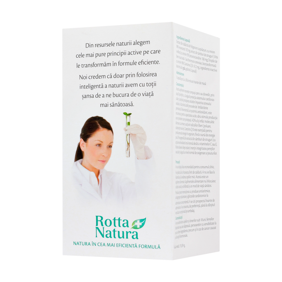 Resveratrol forte + coenzima Q10 30 capsule