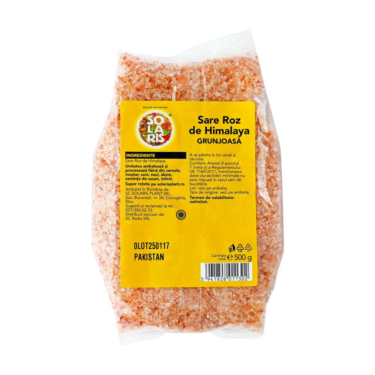 Sare roz de himalaya grunjoasa 500 g