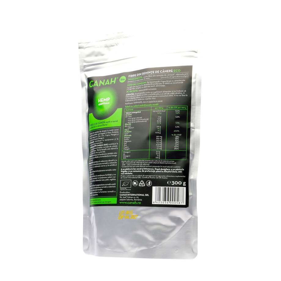 Fibre din Seminte de Canepa - Breakfast Detox