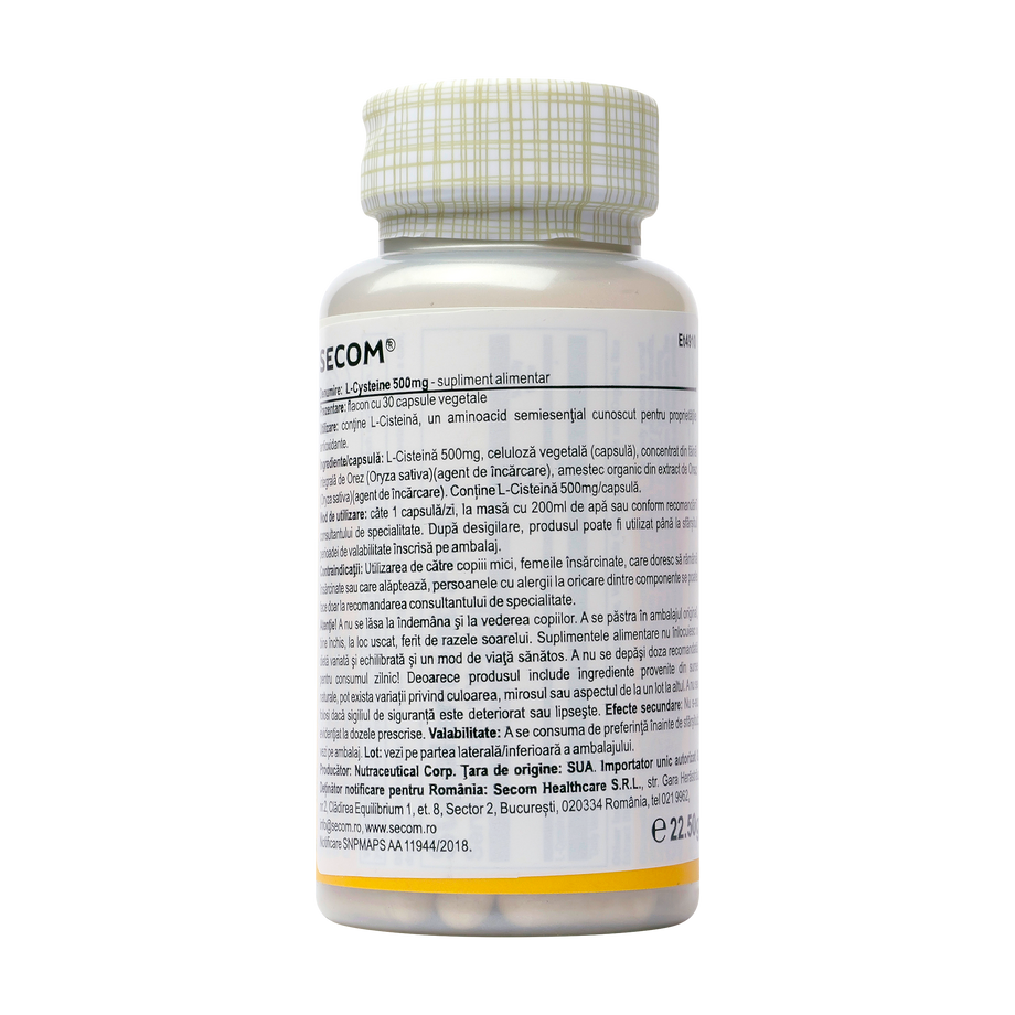 L-cysteine 500mg 30 capsule