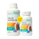 Pachet ulei seminte de in 120 capsule