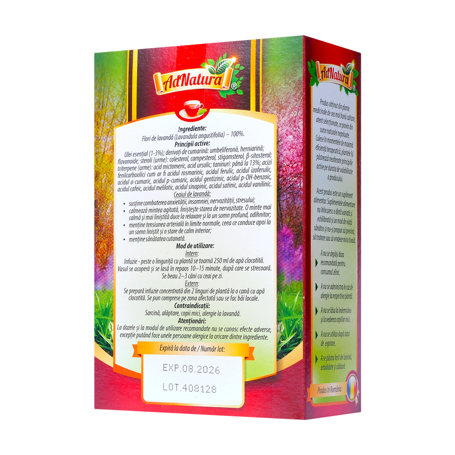 Ceai de Lavanda flori 50 g