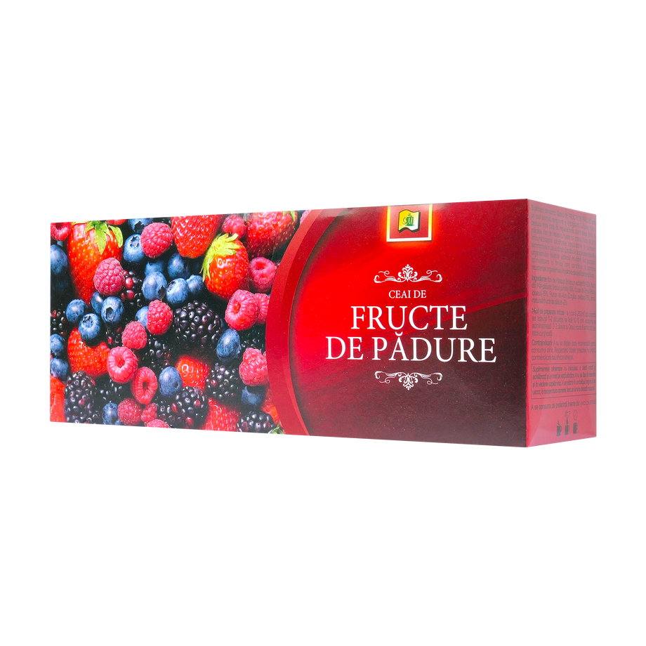 Ceai fructe de padure 100 plicuri