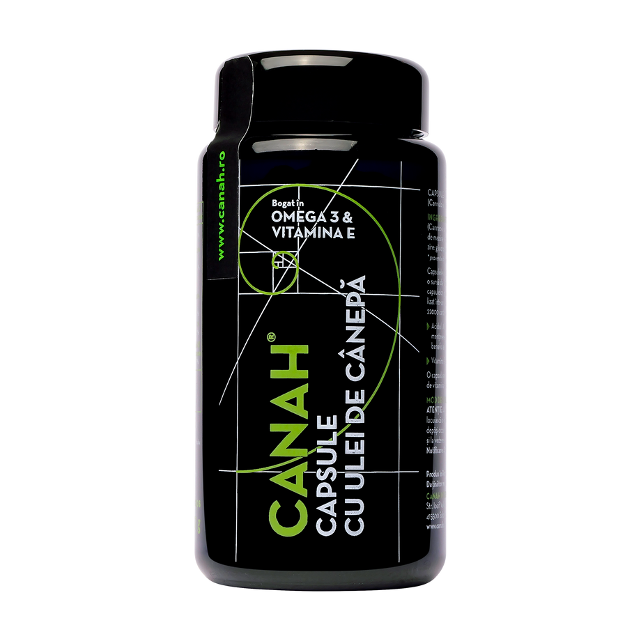 Capsule cu Ulei de Canepa 1335 mg 90 capsule