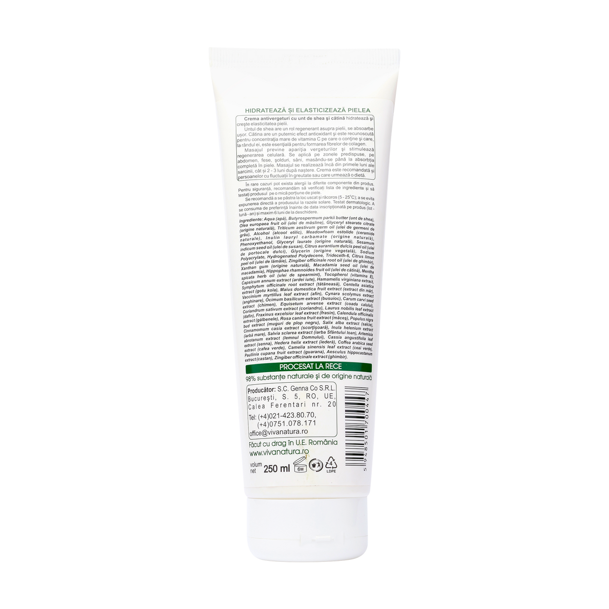 Crema antivergeturi 250 ml