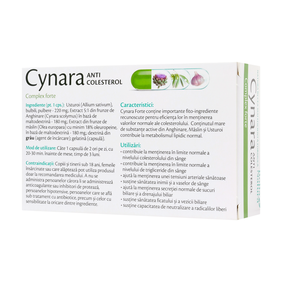Cynara anticolesterol complex forte 30 capsule