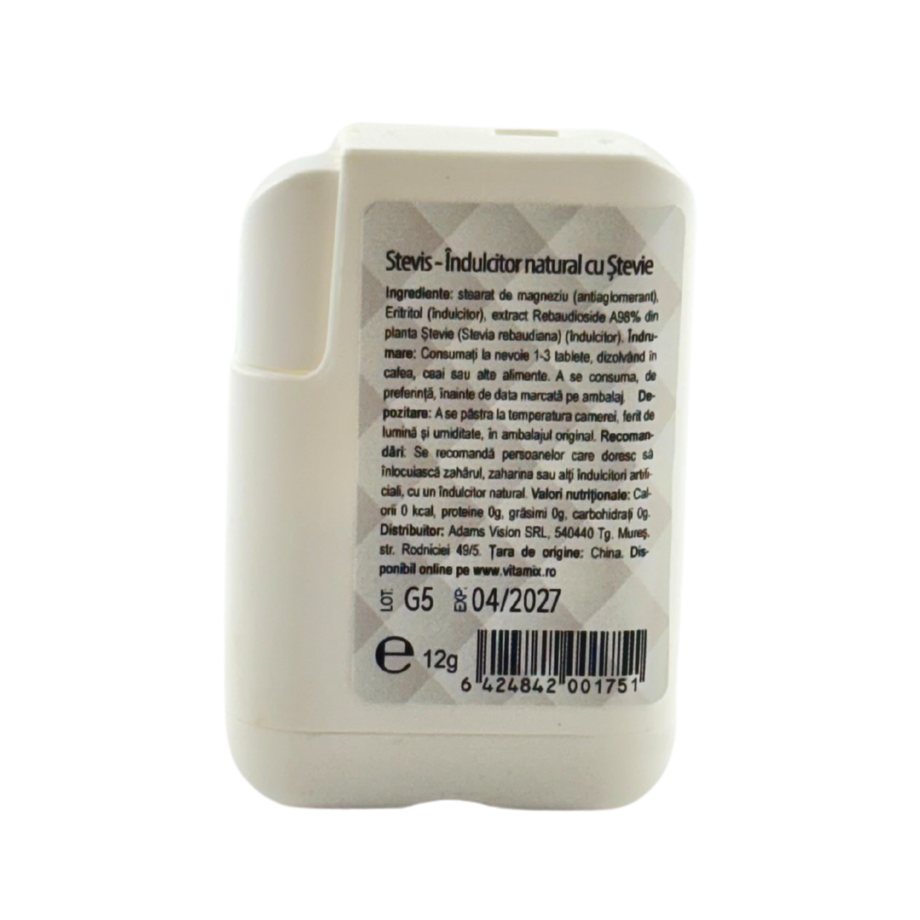 Stevis - indulcitor natural cu stevie 200 tablete
