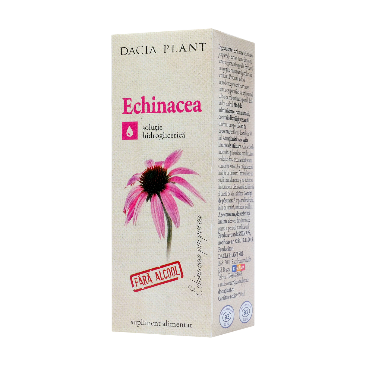 Echinaceea fara alcool 50 ml