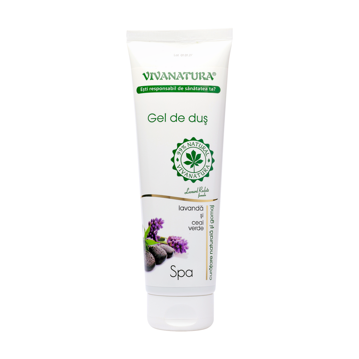 Gel dus spa cu lavanda si ceai verde 250 ml