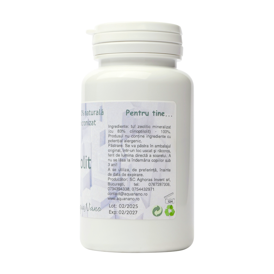 Zeolit micronizat si activat 100 g