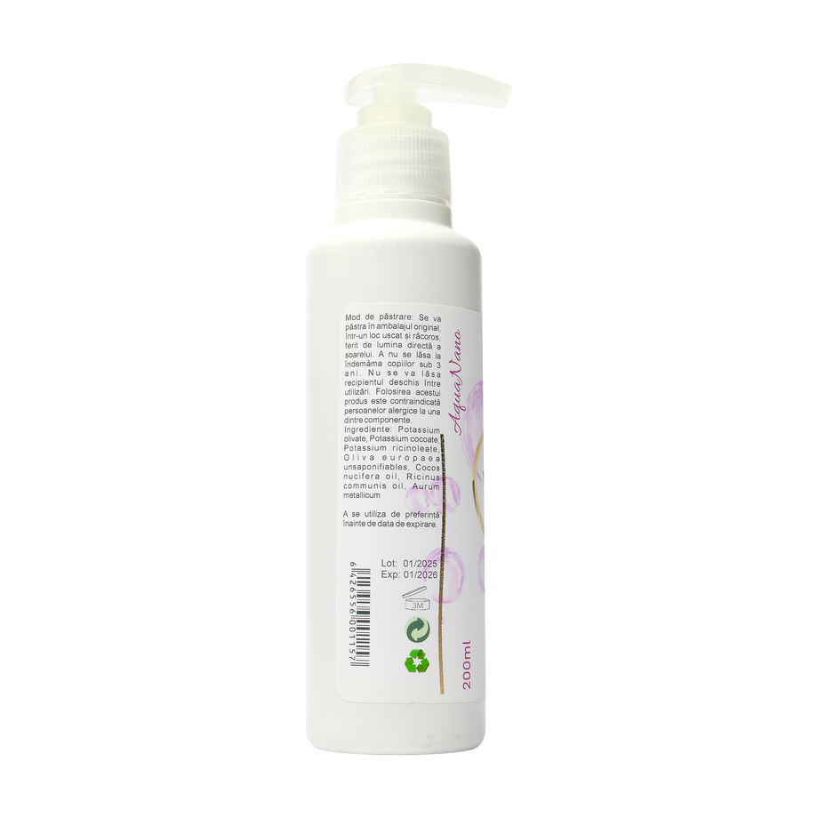 Sapun lichid natural cu aur coloidal - virgo 200 ml