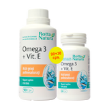 Pachet omega 3 + vitamina E 120 capsule