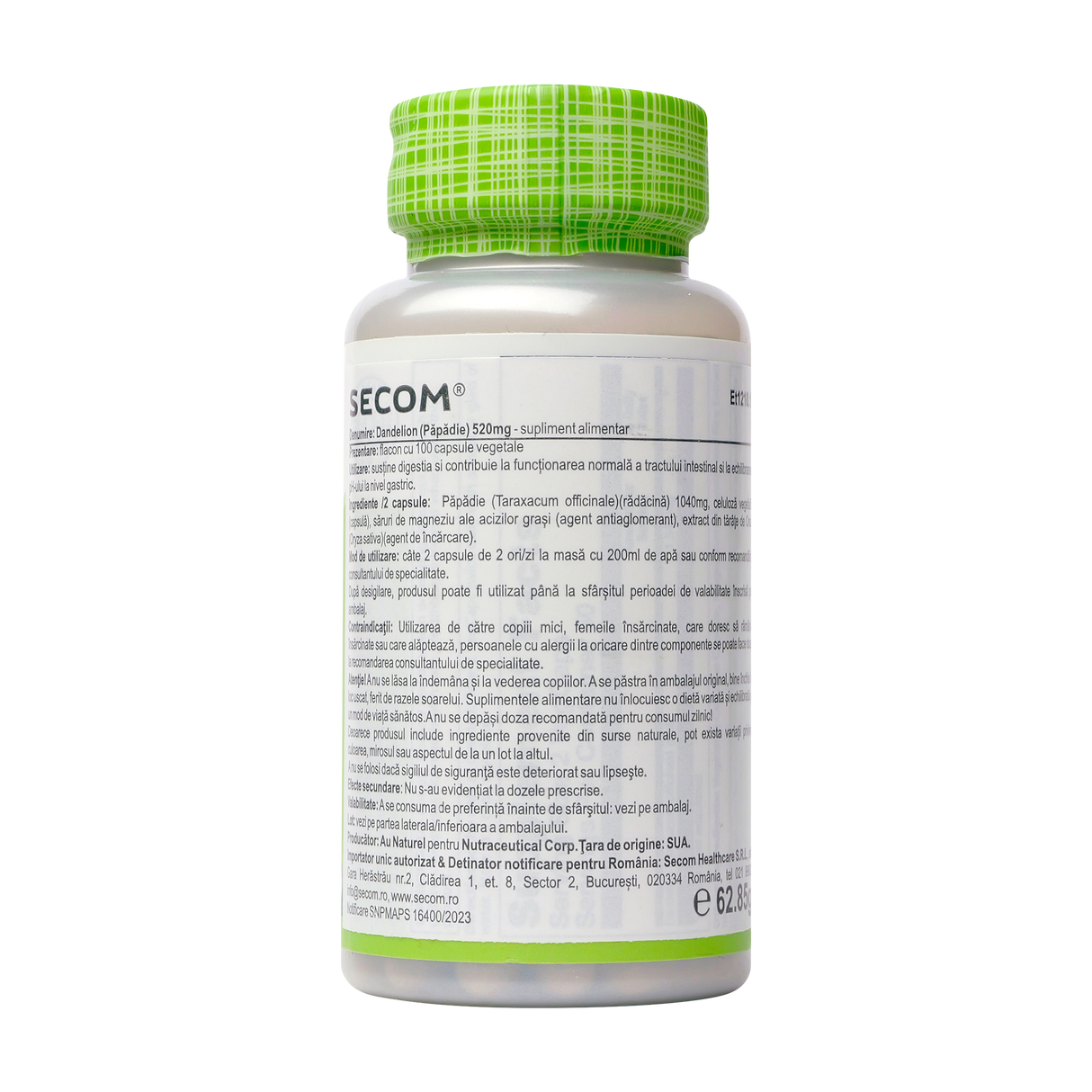 Dandelion papadie 520mg 100 capsule
