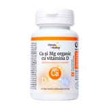 Calciu & magneziu organic cu vitamina D 60 comprimate