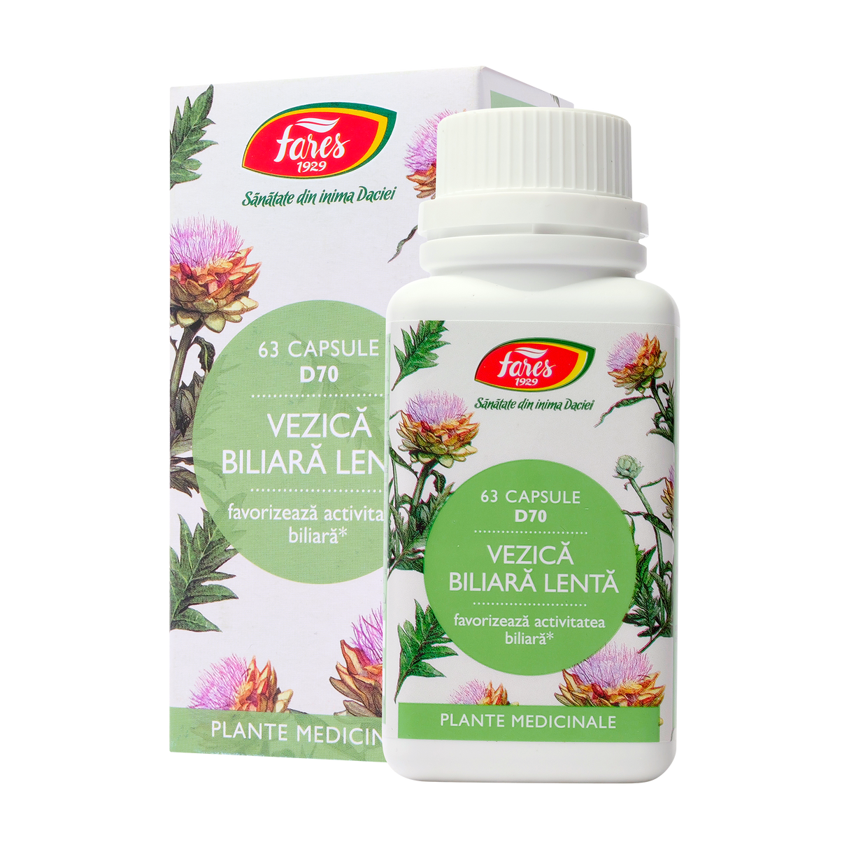 Vezica biliara lenta 63 capsule