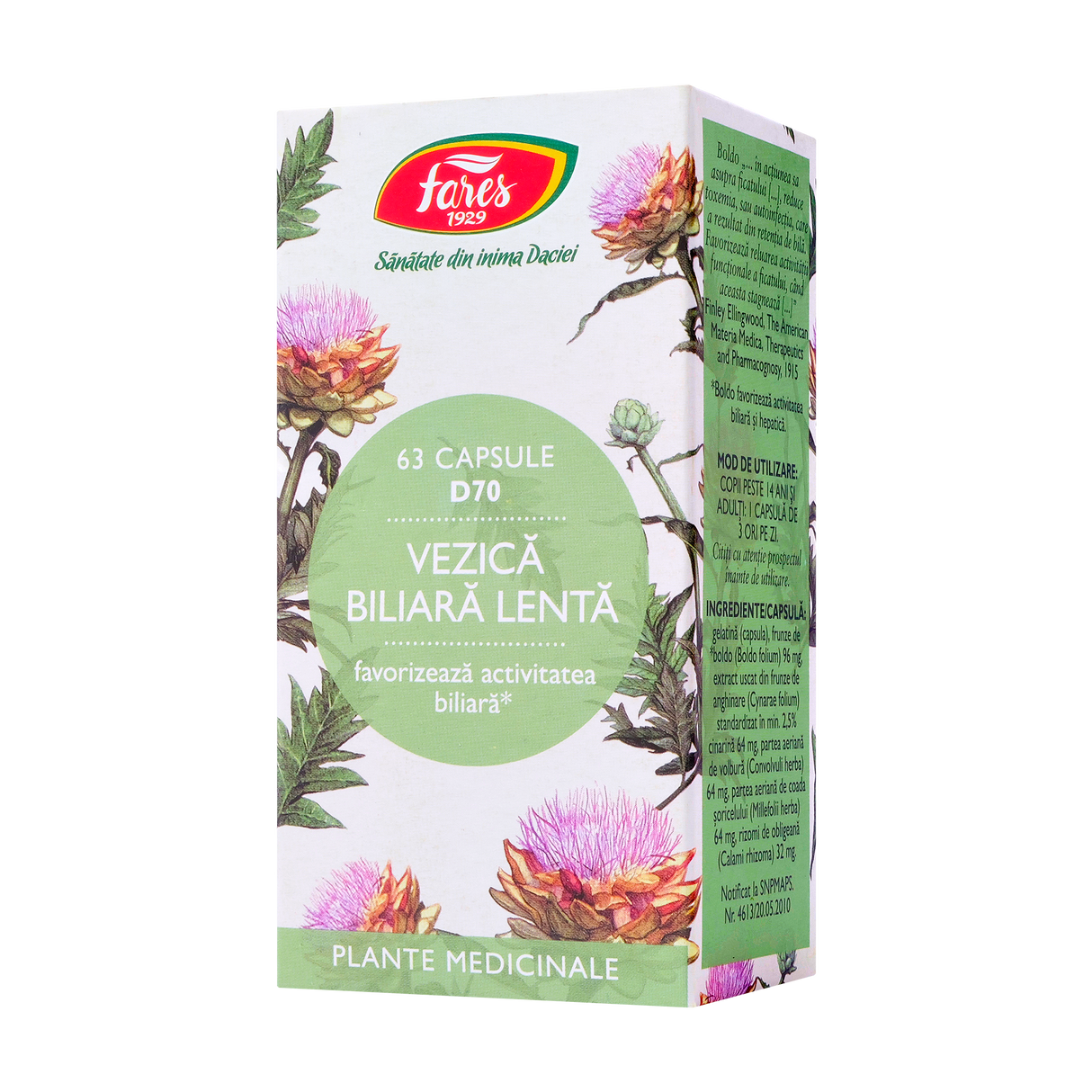 Vezica biliara lenta 63 capsule